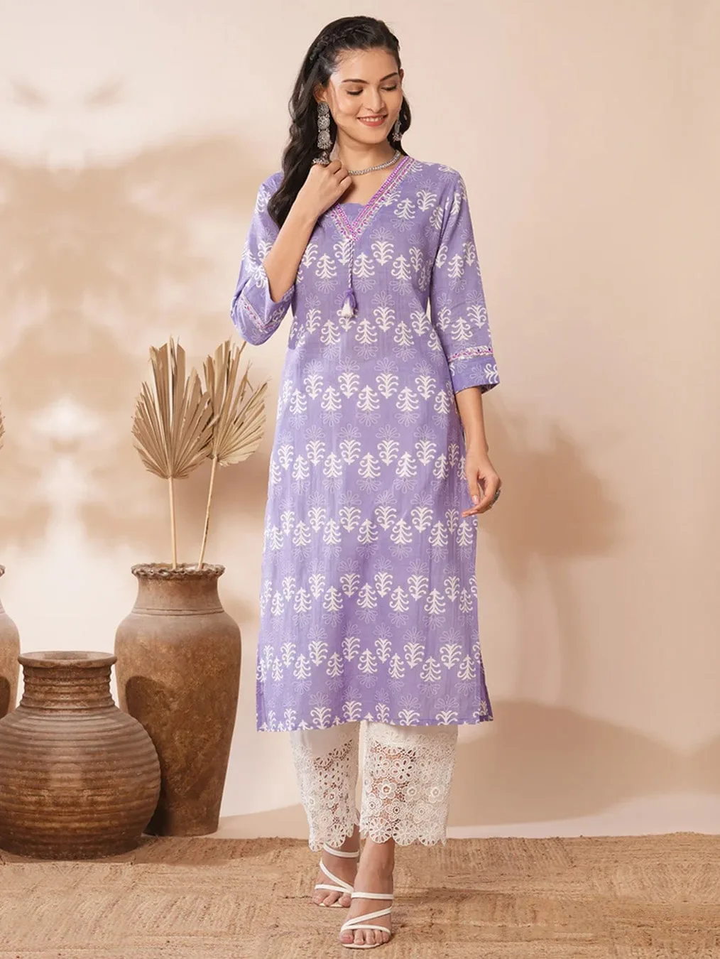 Purple Pine Tree Ethnic Costume – Image 2